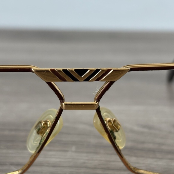 Cazal Sunglasses Model 956 Gold Made In Germany *Vintage* Authentic *FRAME ONLY* - Picture 4 of 10